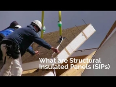 কাঠামোগত বিচ্ছিন্ন OSB EPS PU XPS PIR স্যান্ডউইচ ওয়াল SIP প্যানেল
