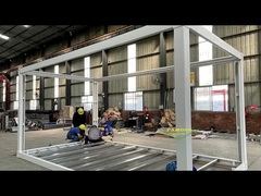 40 ফুট ফ্ল্যাট প্যাক শিপিং কন্টেইনার দুই বেডরুম প্রিফ্যাব কন্টেইনার হাউস